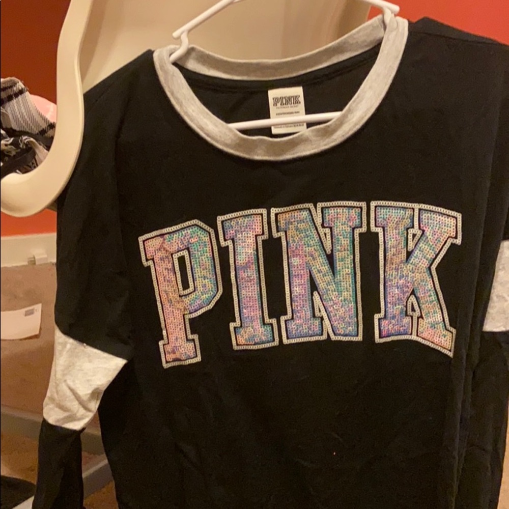 Long sleeve pink shirt